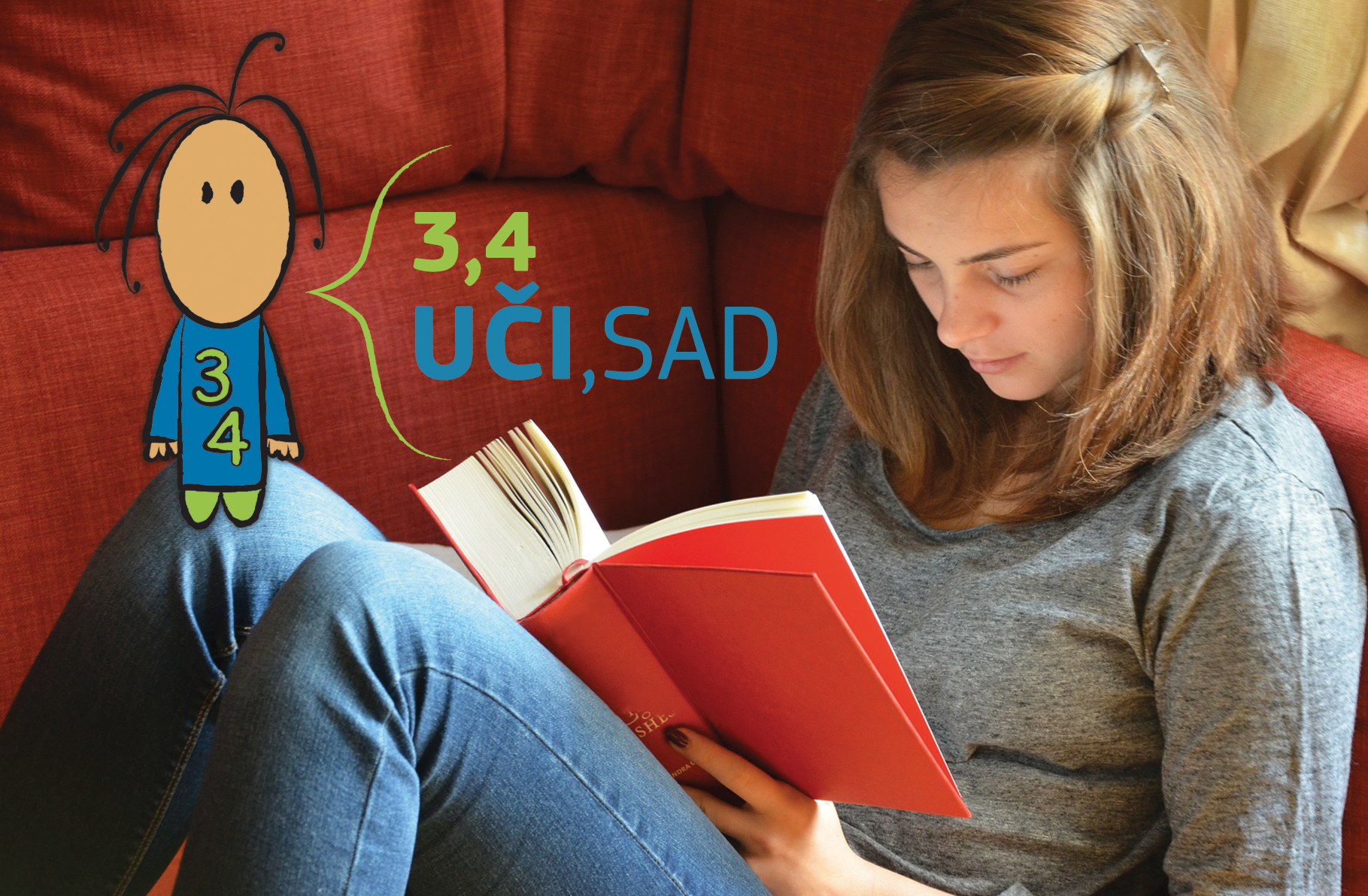3,4 uči, sad