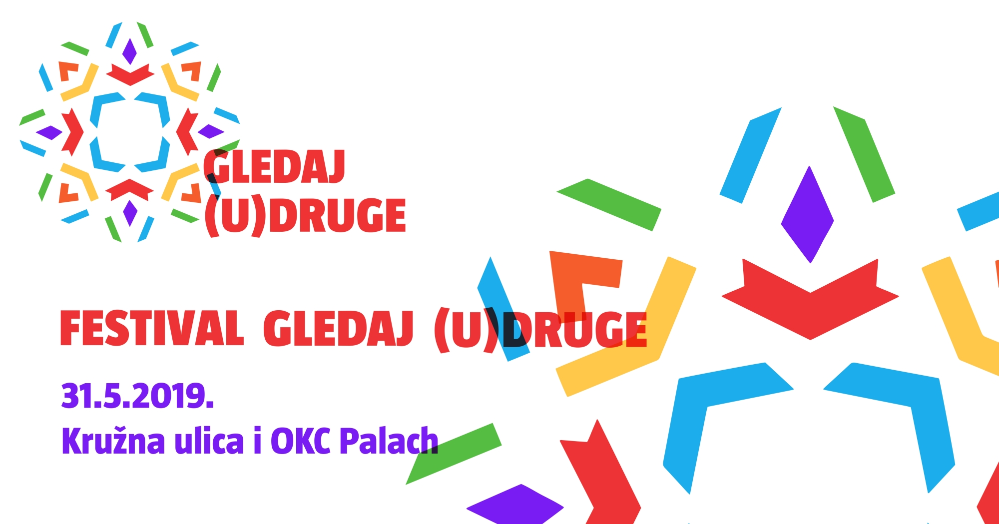 Festival "Gledaj (u)druge 2019." u petak, 31. svibnja
