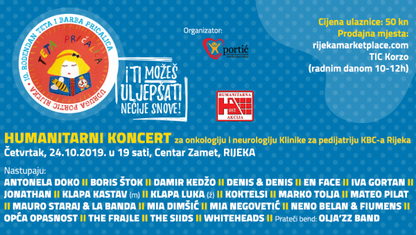 U prodaji ulaznice za humanitarni koncert udruge Portić